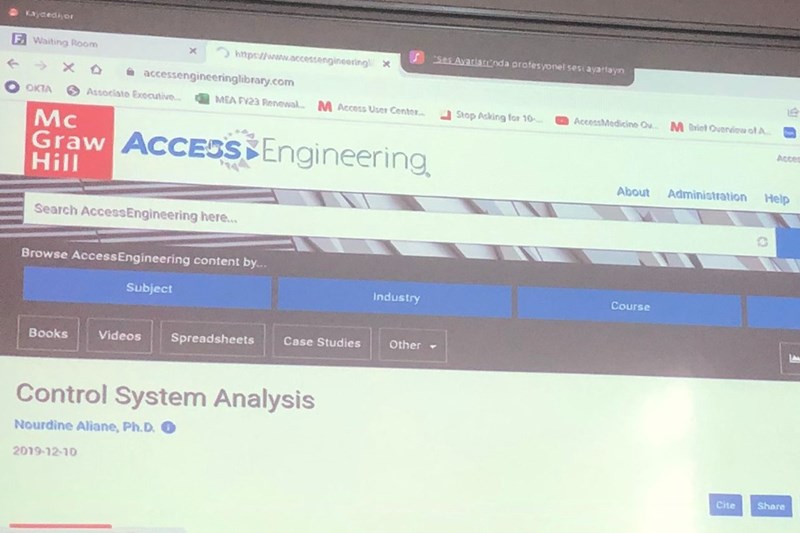 McGraw Hill-Access Engineering Kullanıcı Eğitimi McGraw Hill-Access Engineering Kullanıcı Eğitimi